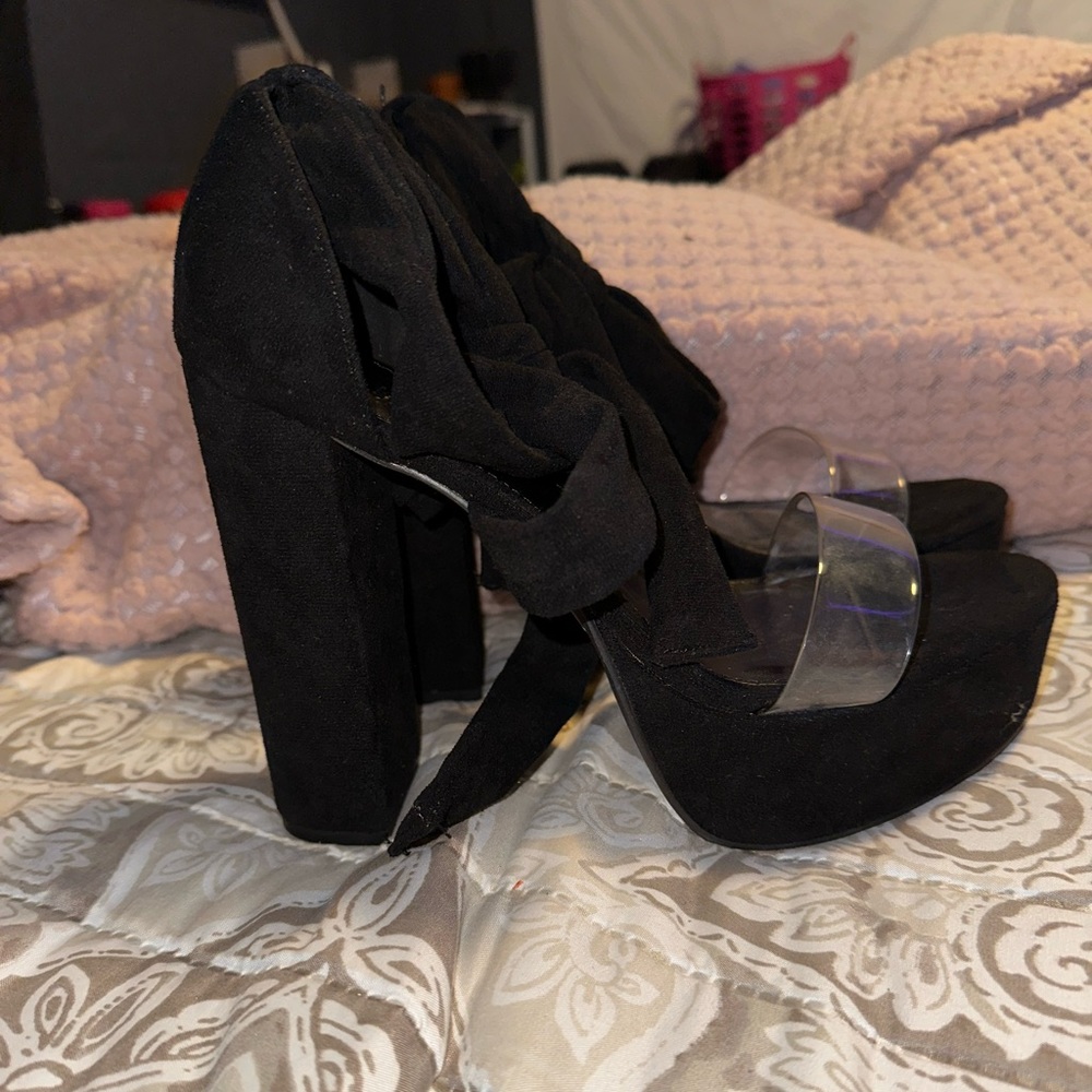 Cute wrap around heels